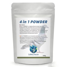 4 in 1 POWDER 100g - Salmonella - Coccidiosis - Canker - E. Coli - by CuMed Pharma