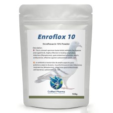Enroflox 10 100g - Enrofloxacine 10% - Broad Spectrum by CuMed Pharma Enroflox 10 100g - Enrofloxacine 10% - Broad Spectrum by CuMed Pharma