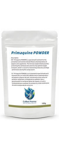 Primaquine POWDER 100g - Avian Malaria - CuMed Pharma
