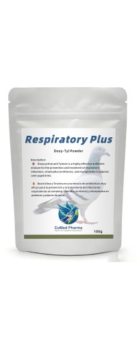 Respiratory Plus 100g - Doxy-Tyl - Ornithosis - Respiratory Tract - by CuMed Pharma