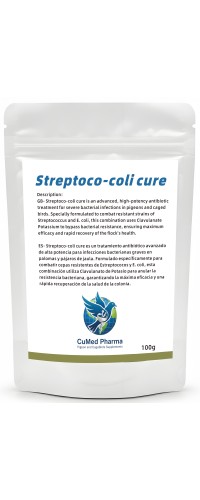 Streptoco-Coli Cure 100g - Adeno-Coli - E. Coli - by CuMed Pharma