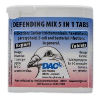 Defending Mix 5 in 1 - 50 tabs - broad spectrum - by DAC