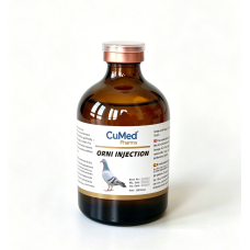 Orni Injection 200 Doses - Injectable Antibiotic for Pigeon Respiratory Health - CuMed Pharma