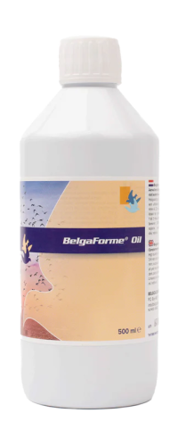 BelgaForme Oil 500ml - breeding and moulting - Belgica de Weerd