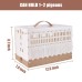 Plastic Foldable Pigeon Cage with Handle, Portable Bird Travel Carrier Cage Pigeon Cage