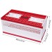 Racing Pigeon Carrier Box, 60 x 31 x 23 Cm Bird Training Basket Folding Pigeon Training
