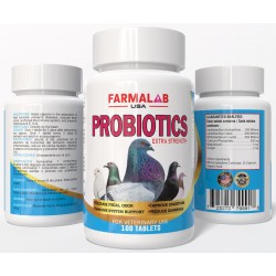 Farmalab Probiotics Extra Strength for Pigeons, 100 Tablets Farmalab Probiotics Extra Strength for Pigeons, 100 Tablets
