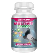 MULTIVIT Pigeon para palomas 100 Tabs Vitamins Minerals Aminoacids for Racing Pigeons MULTIVIT Pigeon para palomas 100 Tabs Vitamins Minerals Aminoacids for Racing Pigeons