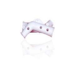 Pigeon Accessorie - 1 Pair White Plastic Leg Splints Pigeon Accessorie - 1 Pair White Plastic Leg Splints