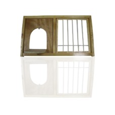 Cage Accessories - Wood Nest Box Front 24"x14"