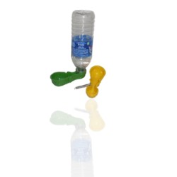 Drinker for pigeons - Pop bottle fount