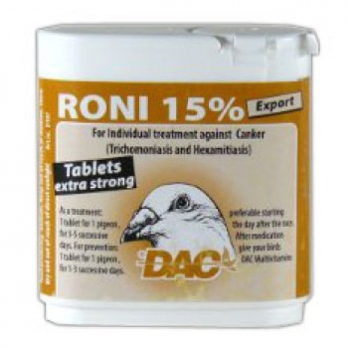 50 Tablets Roni extra strong Export Roni 15% Pigeon Product by DAC 